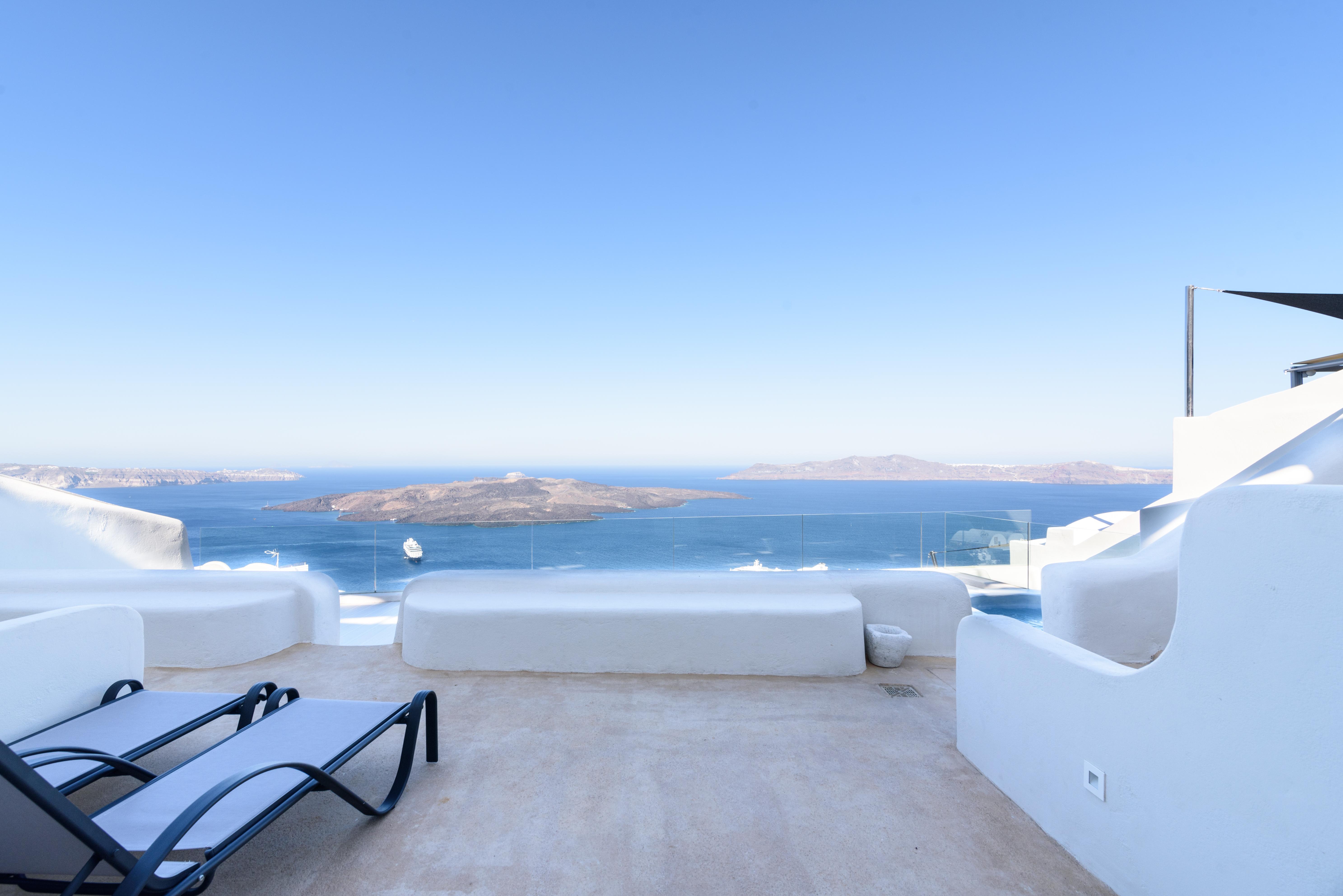 Hotel On The Cliff Fira  Exterior foto