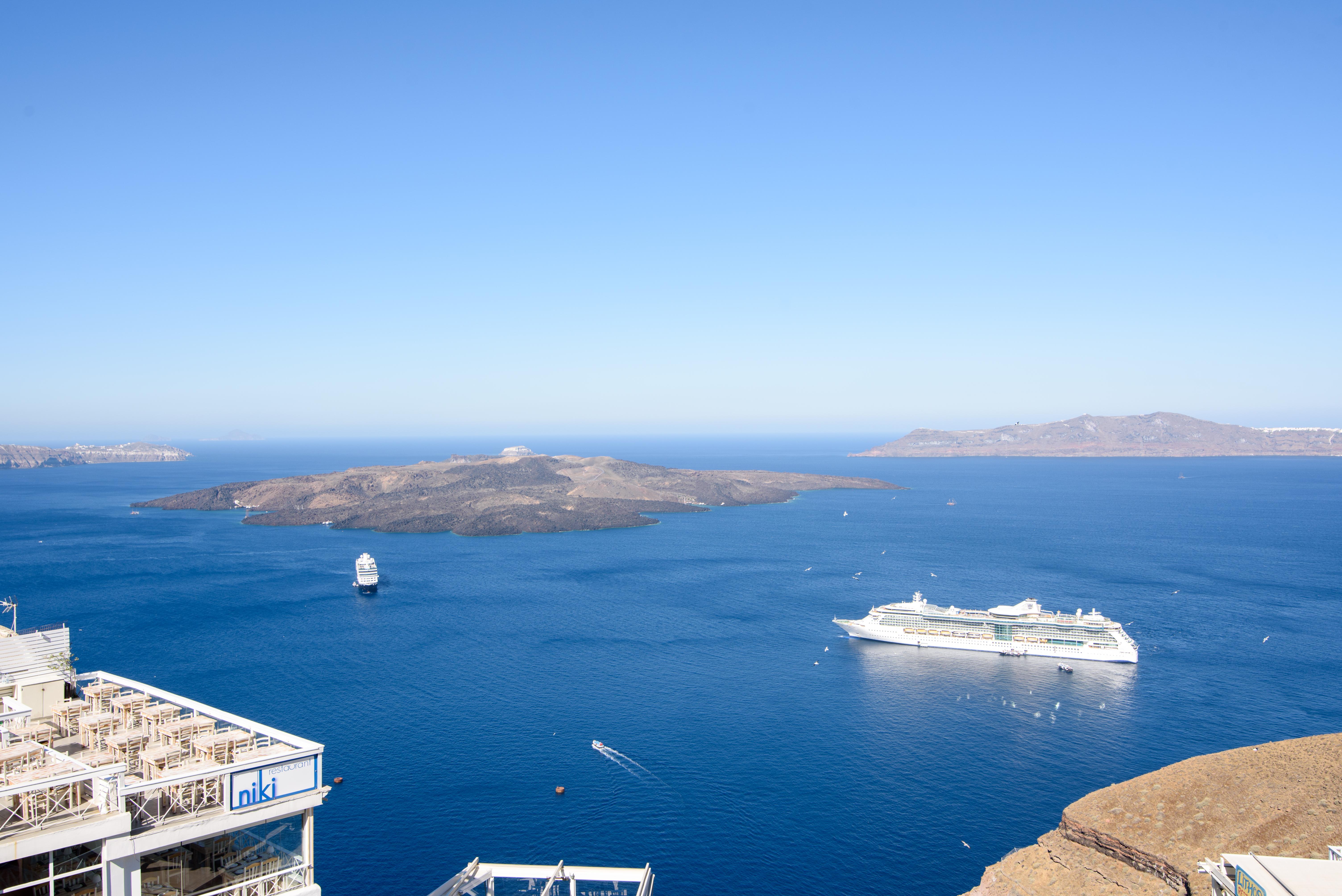 Hotel On The Cliff Fira  Exterior foto