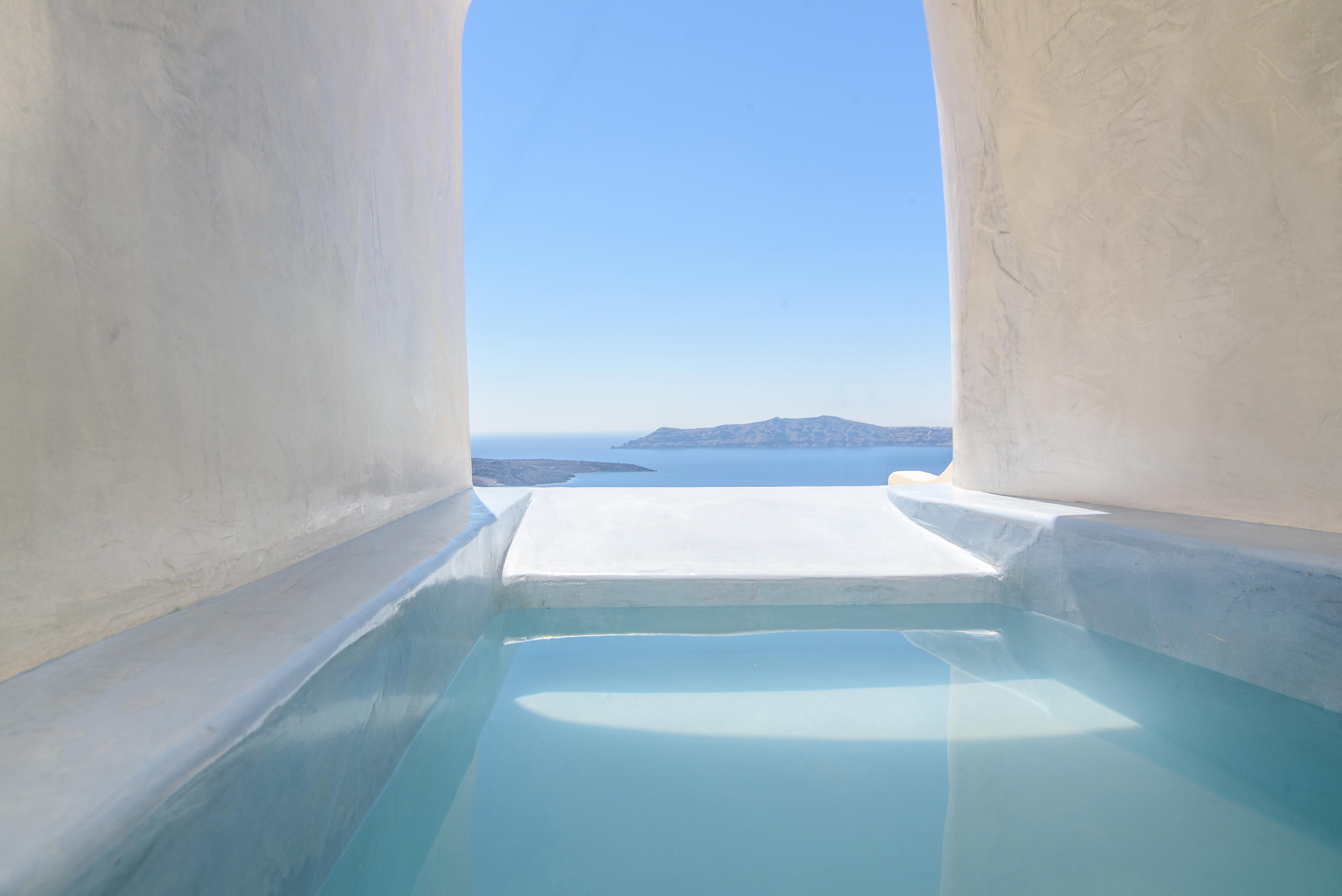 Hotel On The Cliff Fira  Exterior foto