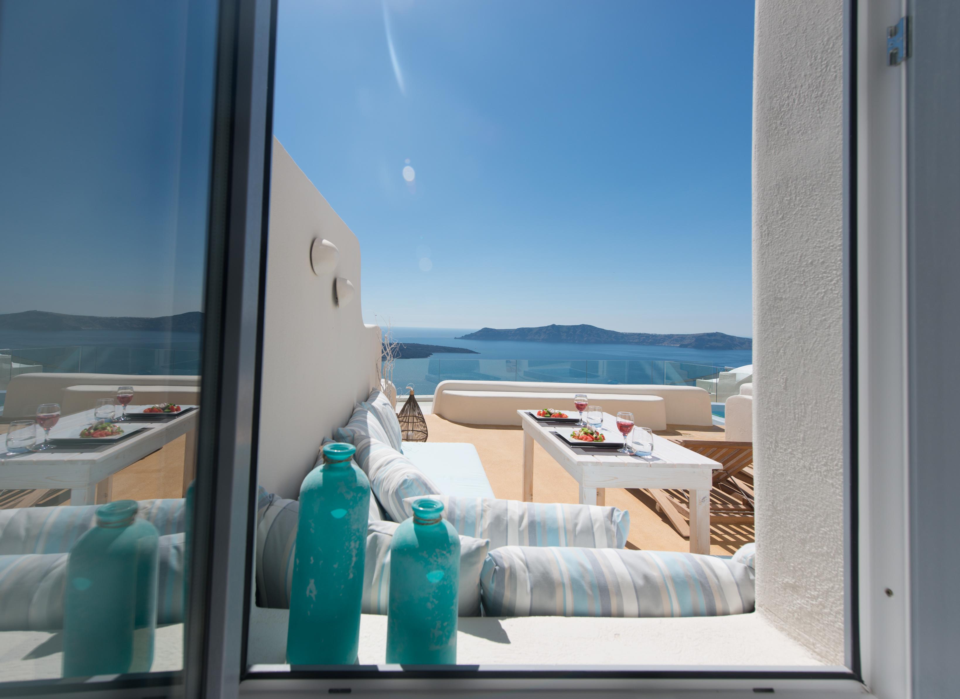 Hotel On The Cliff Fira  Exterior foto