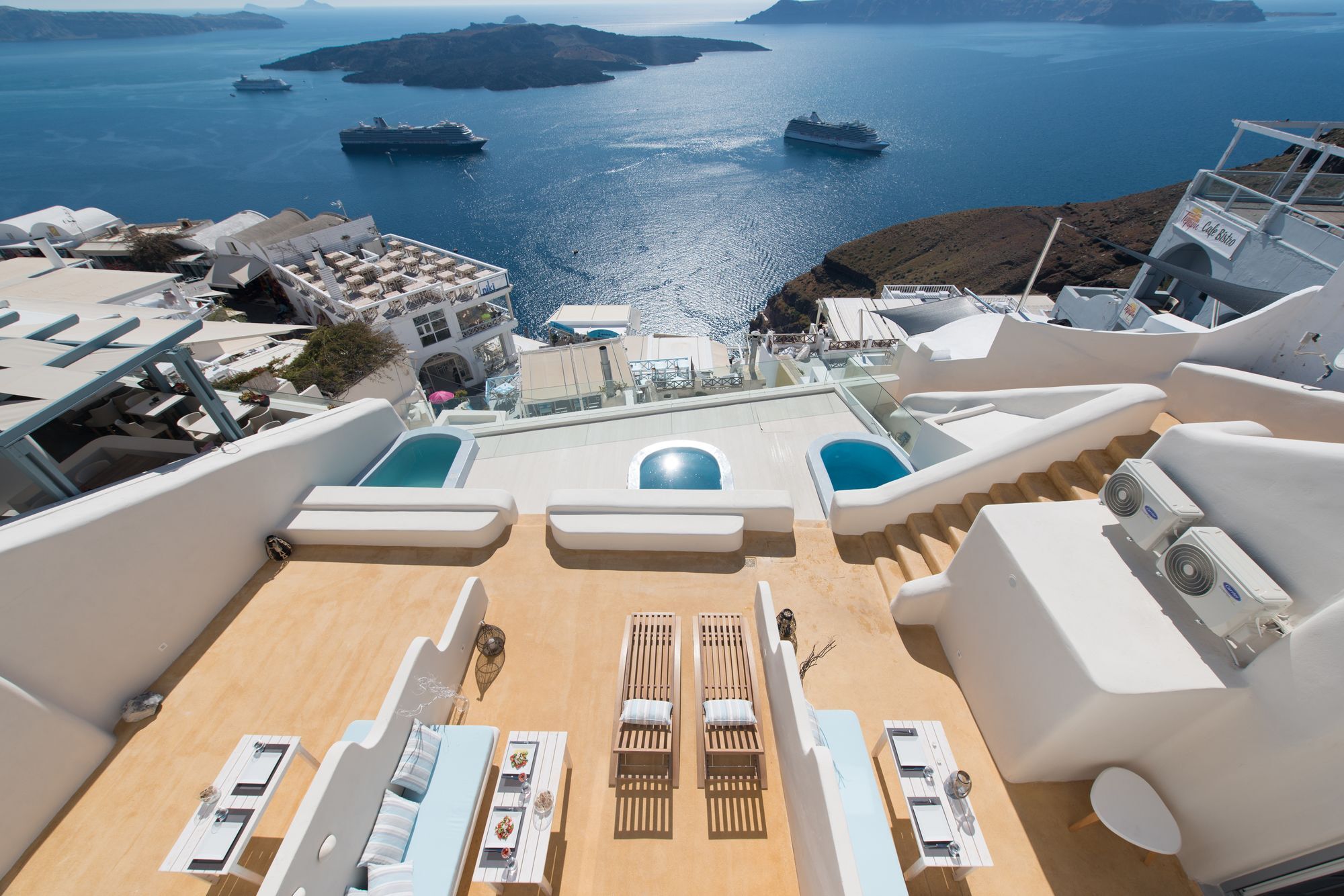 Hotel On The Cliff Fira  Exterior foto