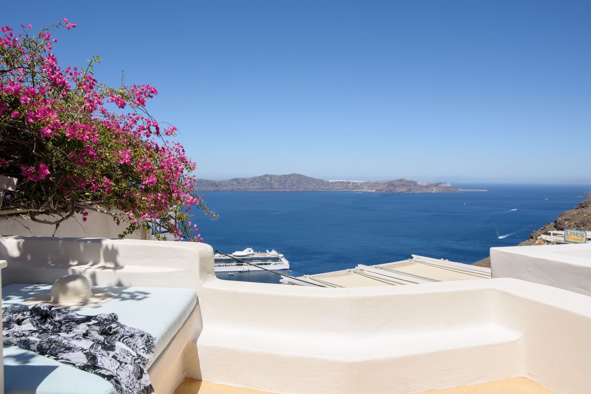 Hotel On The Cliff Fira  Exterior foto