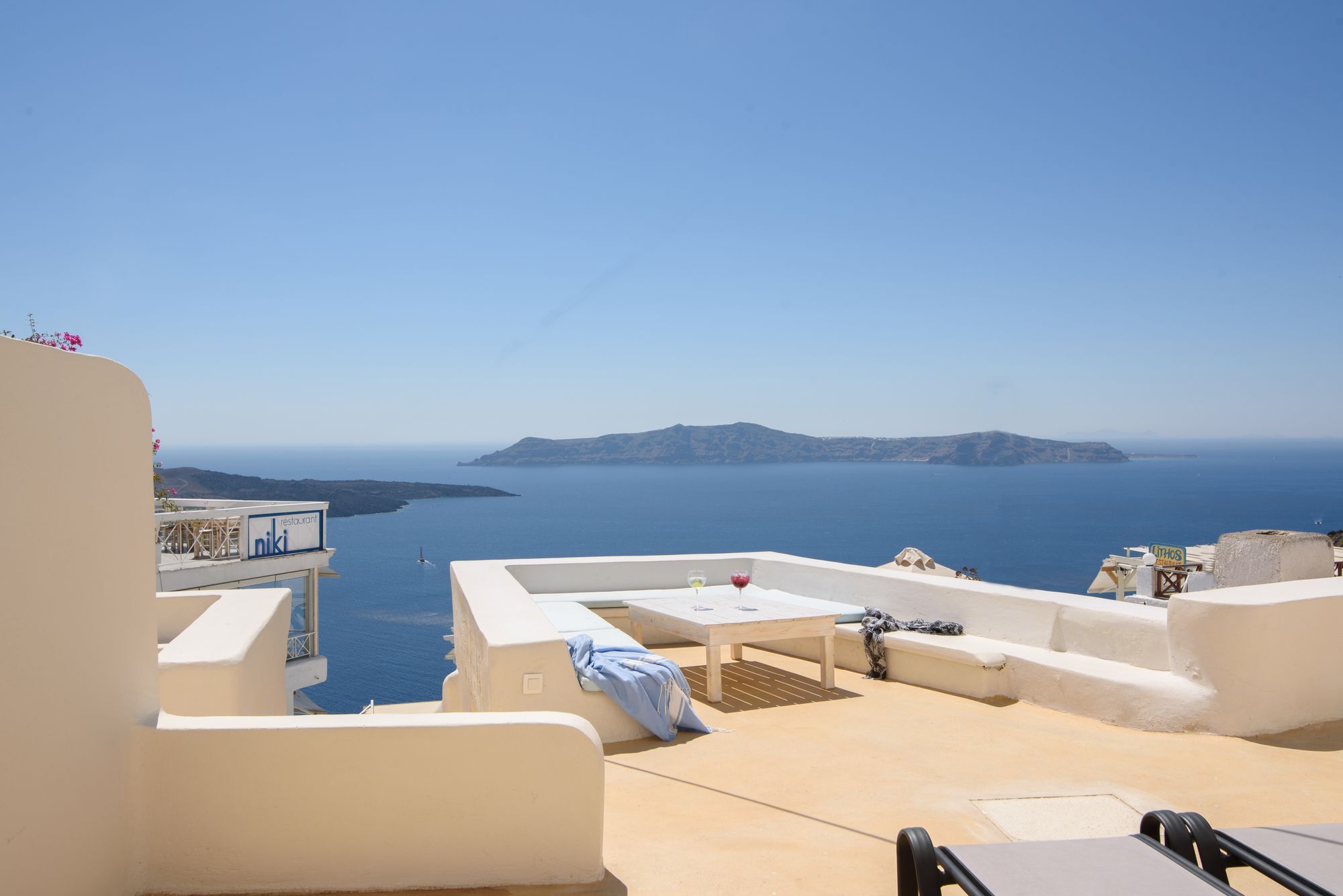 Hotel On The Cliff Fira  Exterior foto